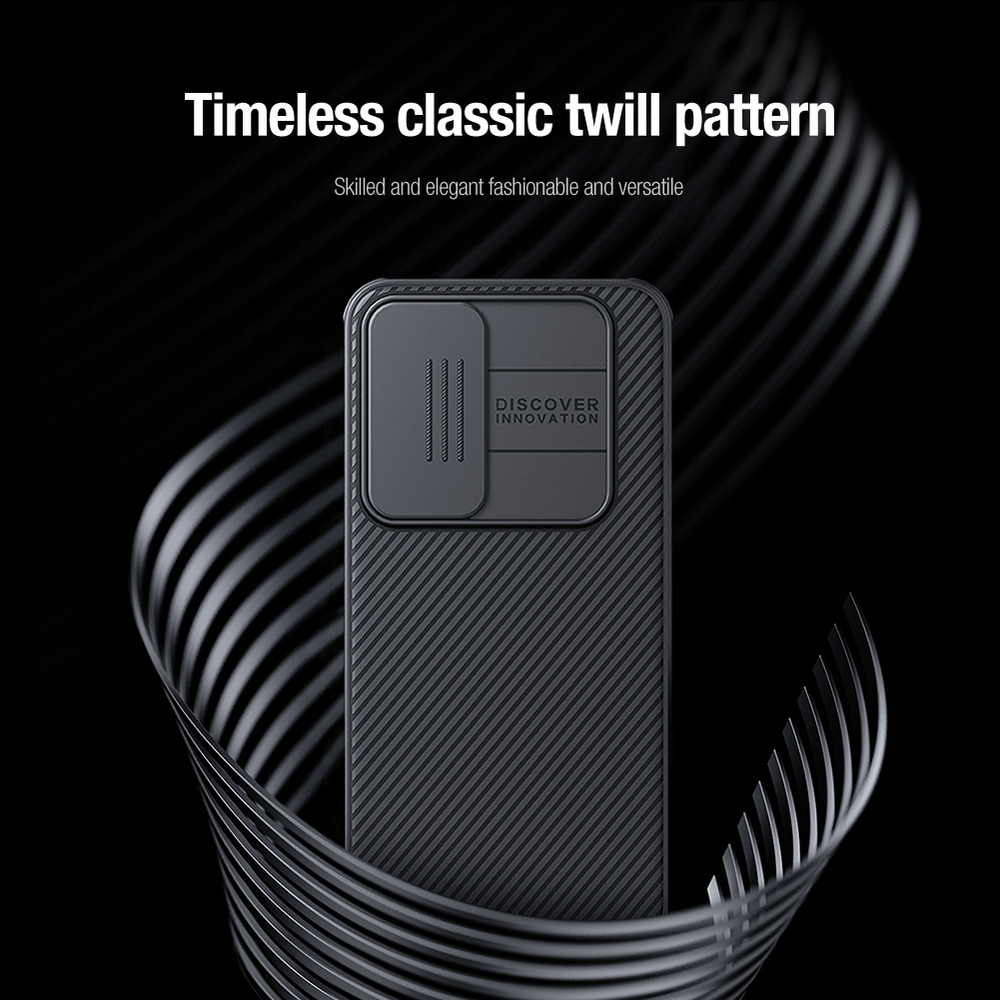 Усиленный чехол с сдвижной шторкой для камеры от Nillkin для Samsung Galaxy S24 FE, серия CamShield Pro