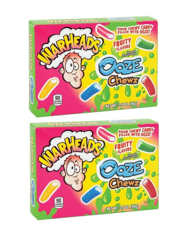 Кислые пластинки Warheads Ooze Chews 99 г