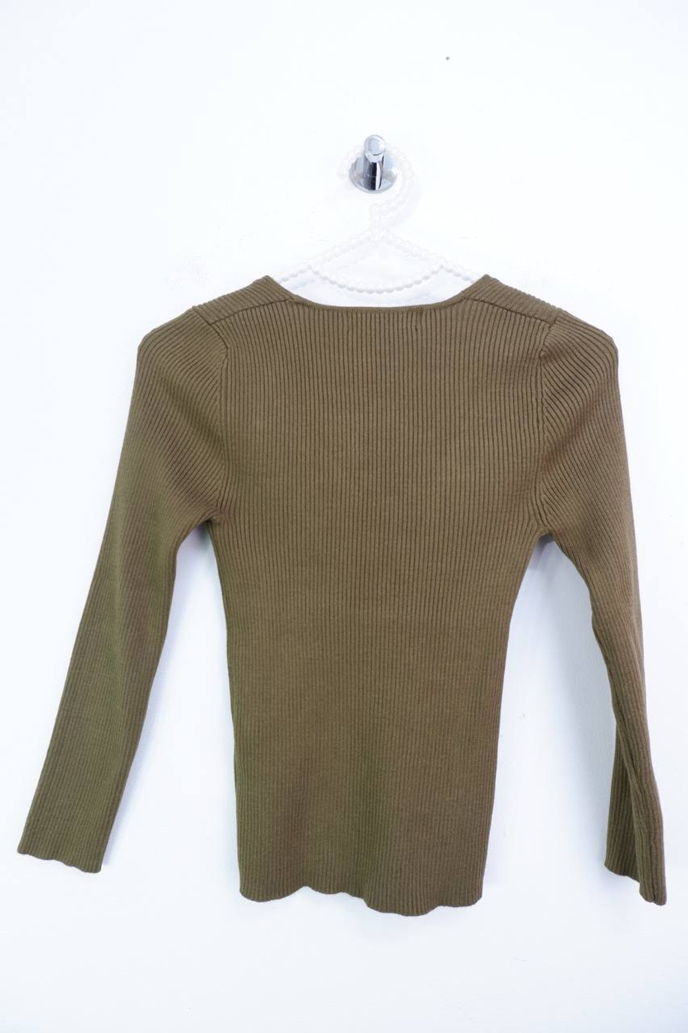 Лонг Forever 21 лапша, оливкового цвета 42 размер