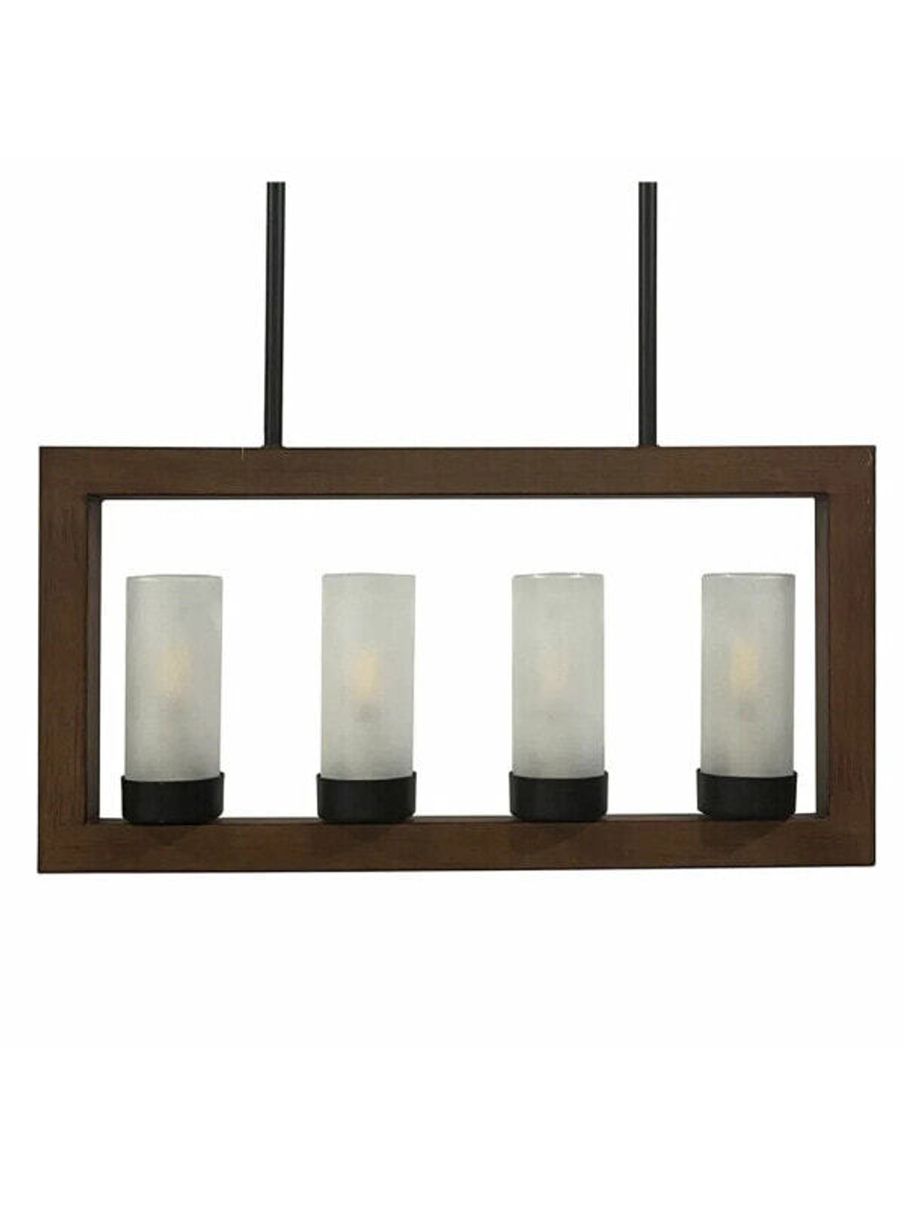 Потолочный светильник DKD Home Decor Коричневый Алюминий Стеклянный (52 x 6 x 26 cm)