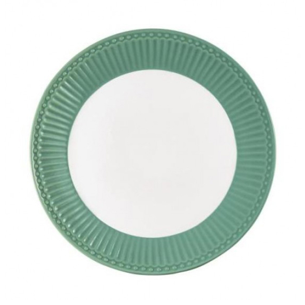 Блюдце Alice dusty green, 17,5 см