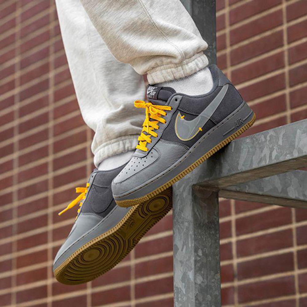 Nike air force premium orange sale