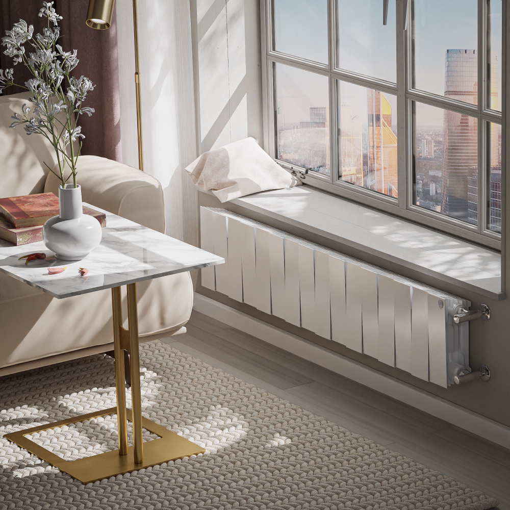 Радиатор биметаллический Royal Thermo PianoForte 200 Белый - 16 секц.