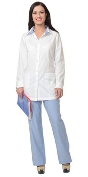 Брюки женские на резинке (голубые)