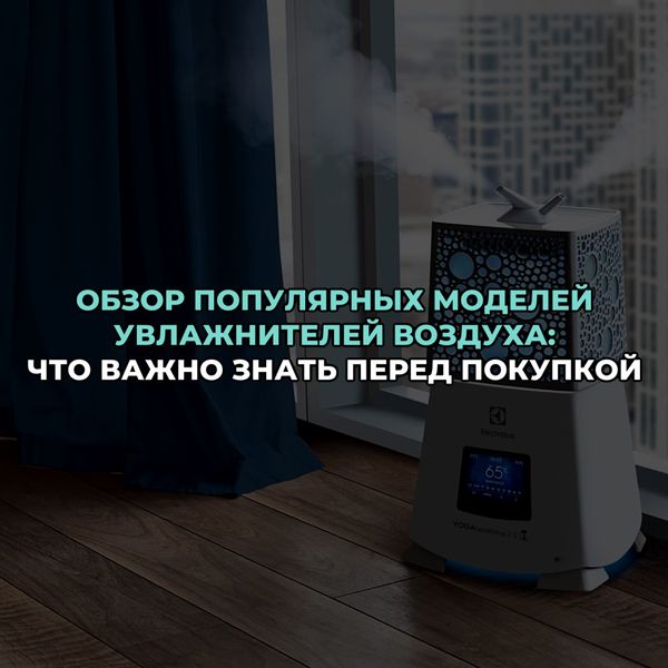 Обзор популярных моделей увлажнителей воздуха: что важно знать перед покупкой
