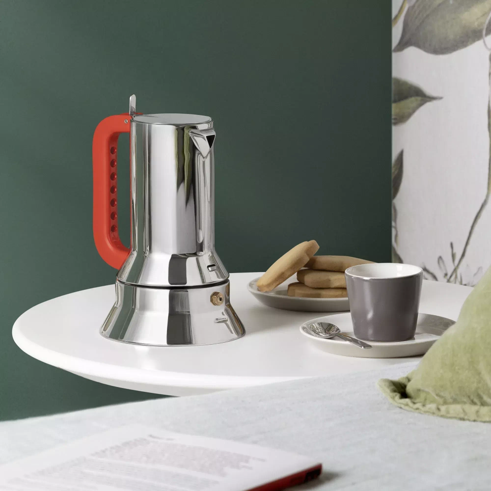 Alessi - Турка кофеварка Эспрессо-машина Manico Forato 150мл / артикул   9090/3 100  / GTIN 8003299455867