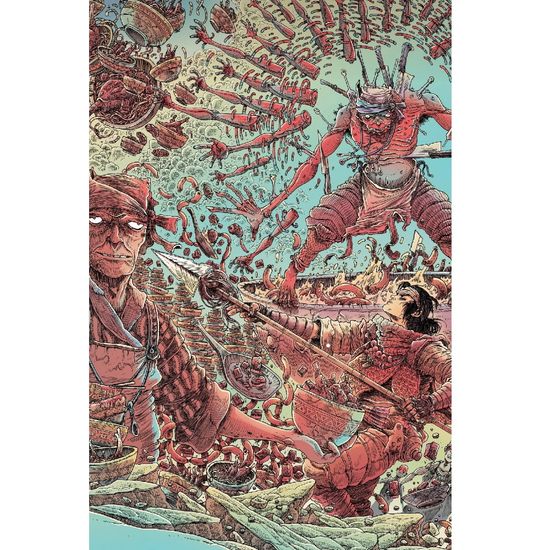 Комикс Сиротка и пятёрка тварей. Выпуск 4 (альтернативная обложка)