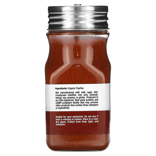 California Gold Nutrition, Foods, органическая паприка, молотая, 71 г (2,53 унции)
