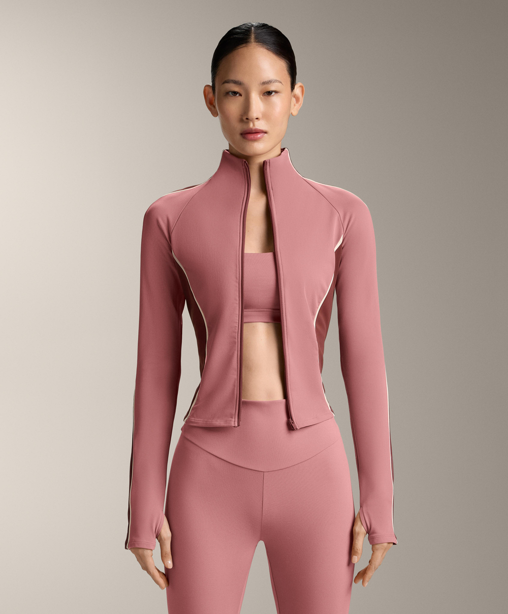 Oysho Легкая и теплая высокотехнологичная куртка, светло-розовый