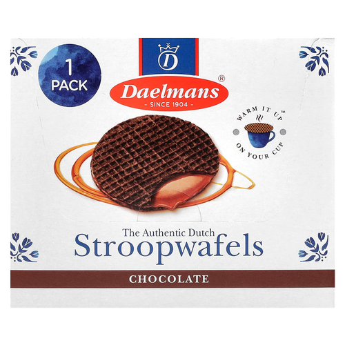 Daelmans, Stroopwafels, шоколад, 24 вафли, 36 г (1,27 унции)