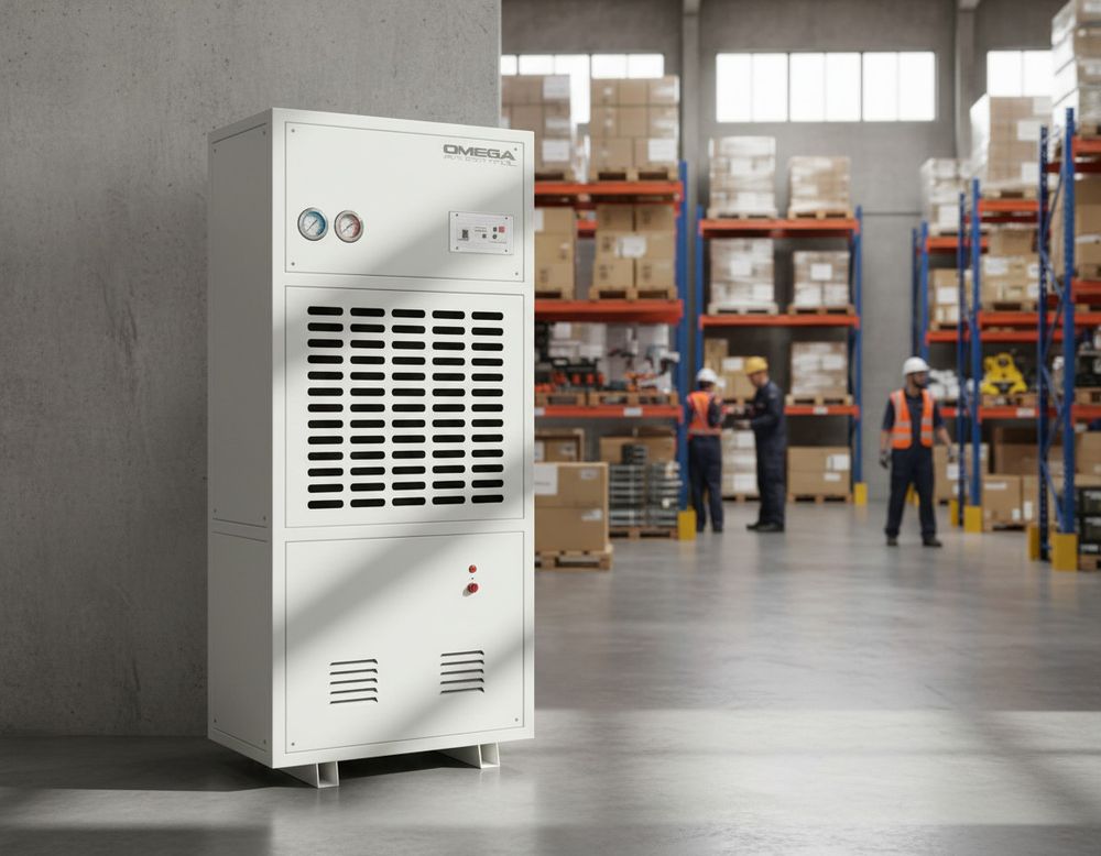 Осушитель воздуха DH 115 S Omega Air Control промышленный - [до 245 л. за сутки / для S≈600 м²]