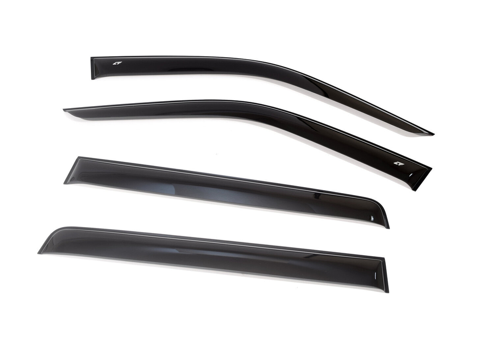 Дефлекторы боковых окон Cobra Tuning на Ford Explorer 3 2002-2005, 2006/Lincoln Aviator 2002-2005 широкие арт.FE30102