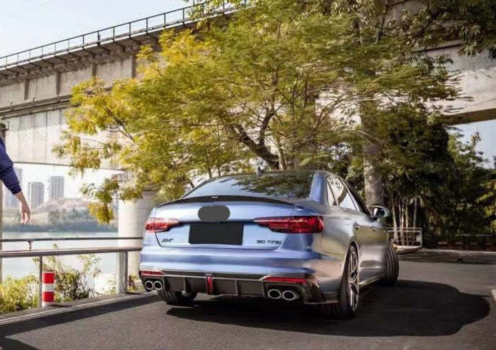 Карбоновый диффузор для AUDI S4 2020-2025+ B9.5 Ауди обвес