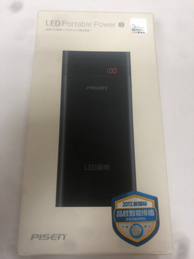 Внешний Аккумулятор (Power Bank) Pisen TS-D213 10000 mAh (5,0V - 2A, LCD) Черный