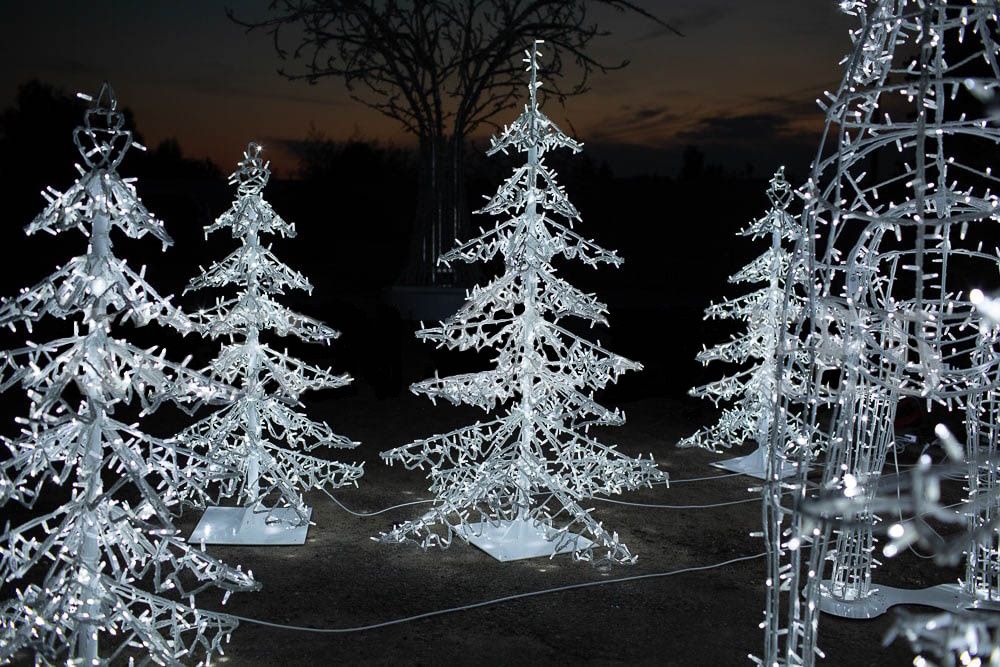 Светодиодная композиция "Олень в лесу"