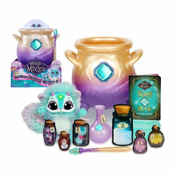 Magic Mixies Magical Misting Cauldron with Interactive 8 inch Blue Plush  - Большой интерактивный голубой котёл (30284)