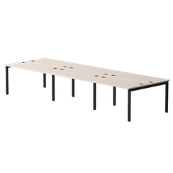 Бенч-система на 6 мест Everprof EVO на металлокаркасе 4740х670(1370)x755