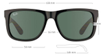 Ray Ban Justin RB 4165 601/71 / 54