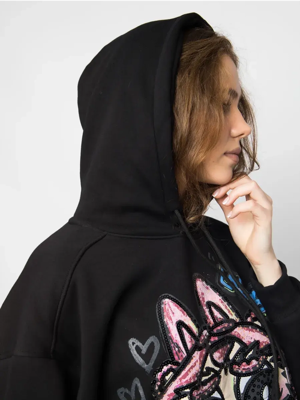 Толстовка утепленная с капюшоном