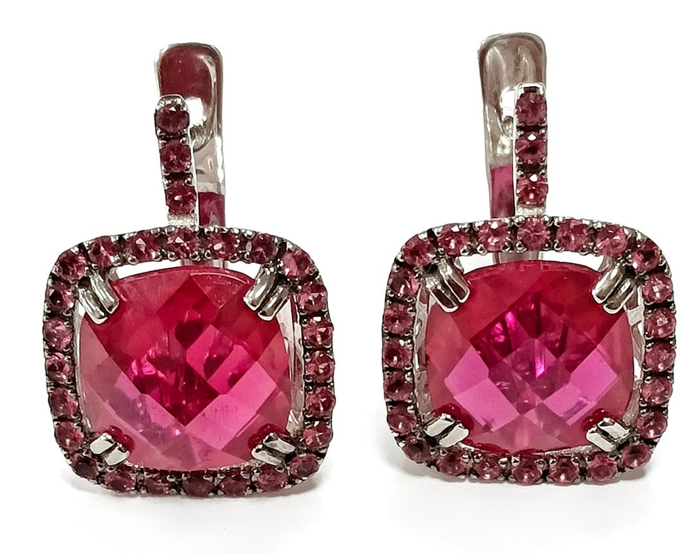 "Эстерелла" - ювелирные серьги из серебра 925