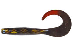 Виброхвост LJ 3D Series Kubira Fire Tail 7" (17,5 см), цвет PG38, 1 шт.