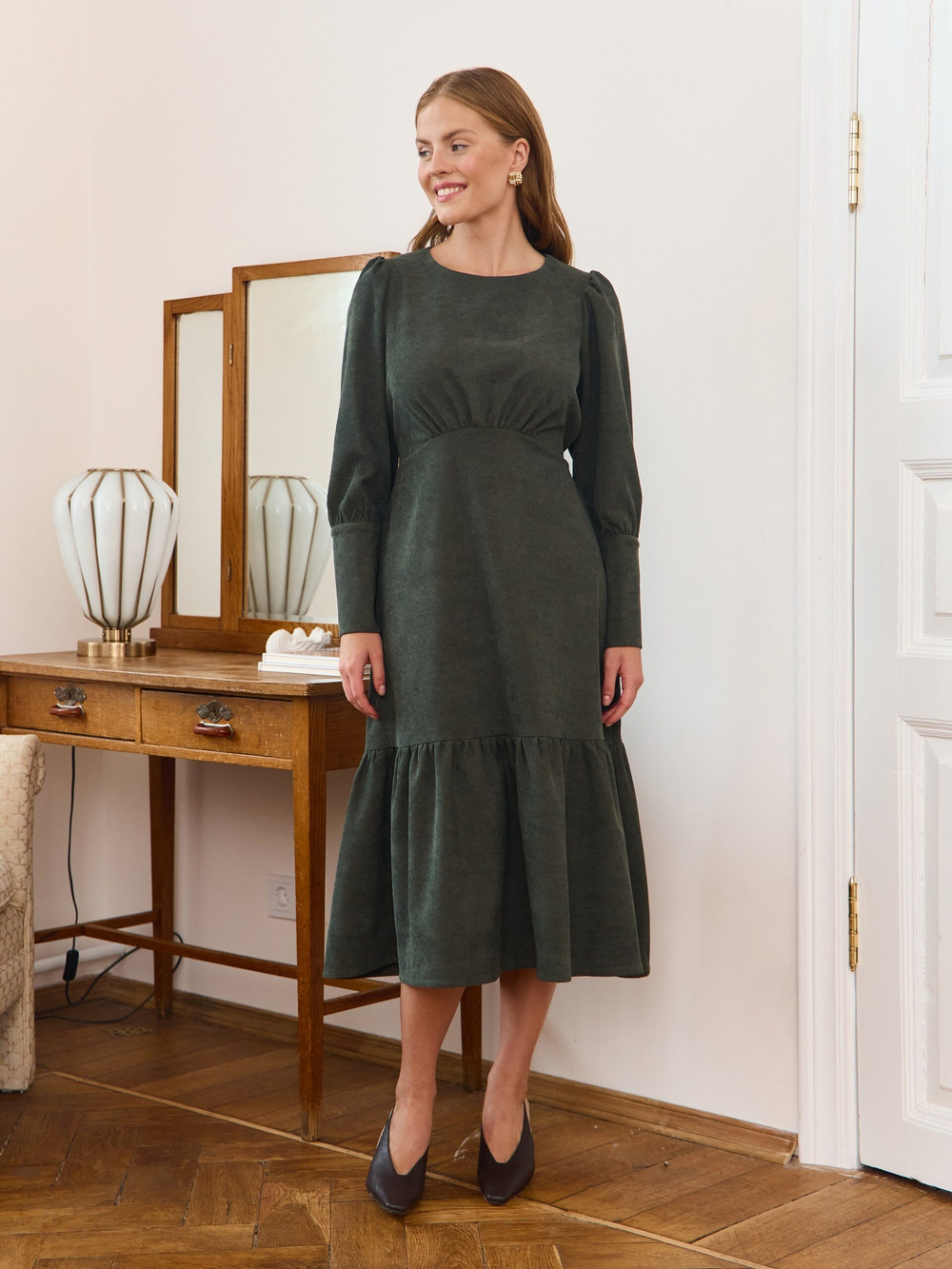 Платье с рукавом длинное