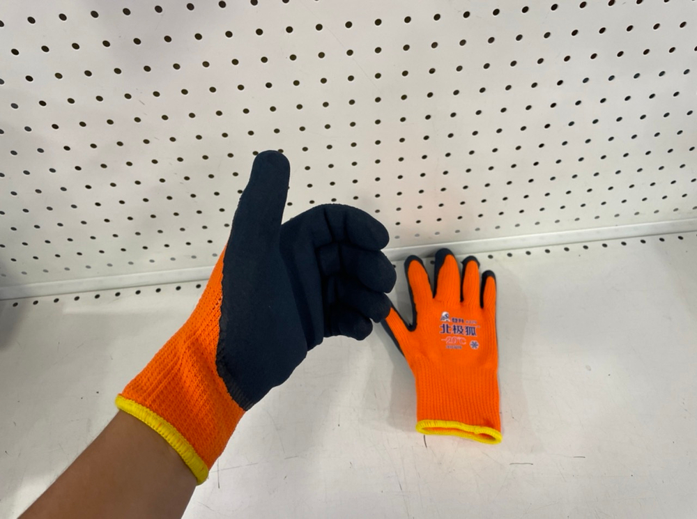 429 / Перчатки рабочие с рифленым латексным покрытием (пара)