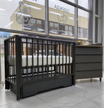 Кровать детская 120*60 RANT "BERGEN" (арт.769) пп маят/ящ Moon Grey (2 кор)