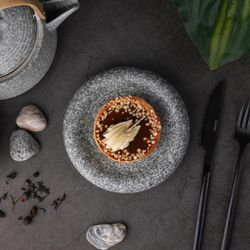 Блюдо круглое d 15,5 см h3,7 см Stone Untouched Taiga P.L. Proff Cuisine [1]