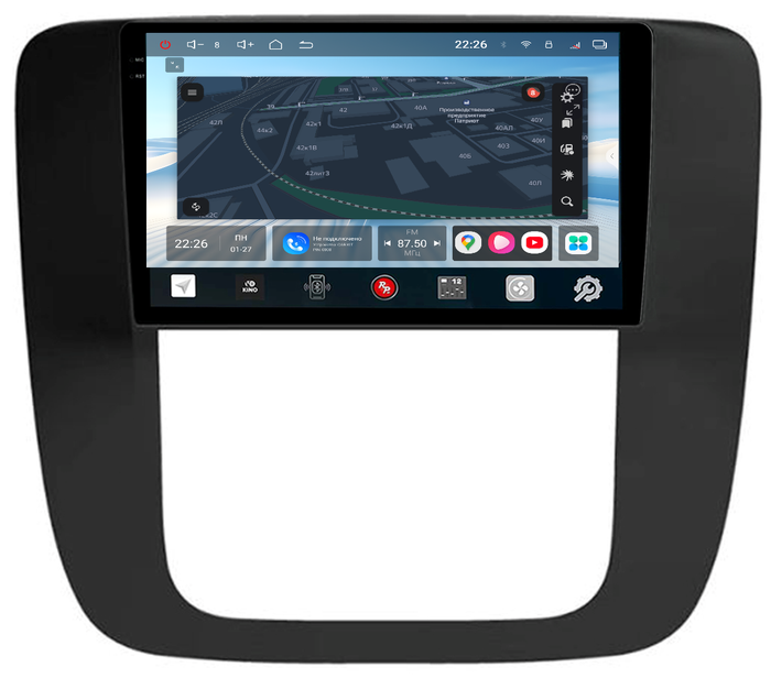 Магнитола для Chevrolet Tahoe 2006-2014 (рамка черная) - Redpower 85421B PRO/PROmax ТОП звук, 2K QLED, Android 14, Быстрейшая, CarPlay, 4G SIM-слот