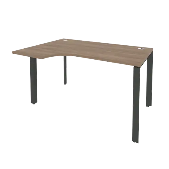 Onix Стол эргономичный левый на П-образном м/к O.MP-SA-2 (L) 1380*980*750 (720/460)