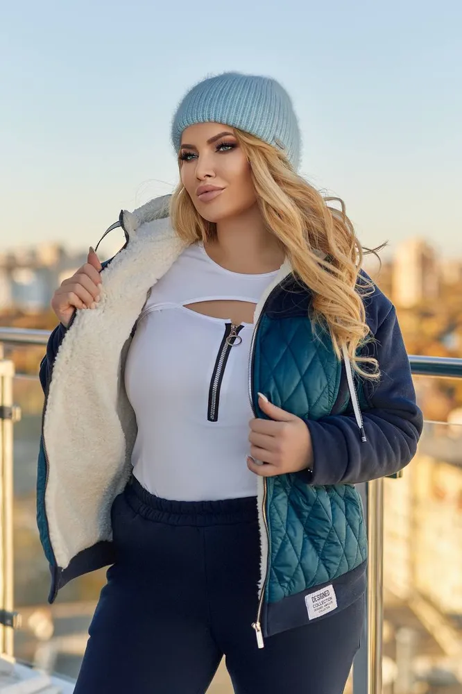 Костюм с мехом УК-1606 Fabrika