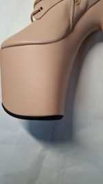 KIKO. Ботильоны тройки. Матовые. Открытые - SHDB-032-3-ekoz-mat-bei-sale38_054