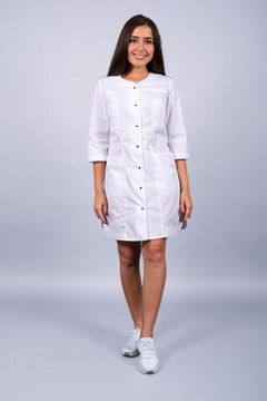 Халат женский "Орхидея" (белый)