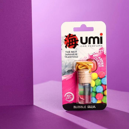 Ароматизатор "Tensy" подвесной бутылочка 4мл Бабл гам (16шт/бл UMI )