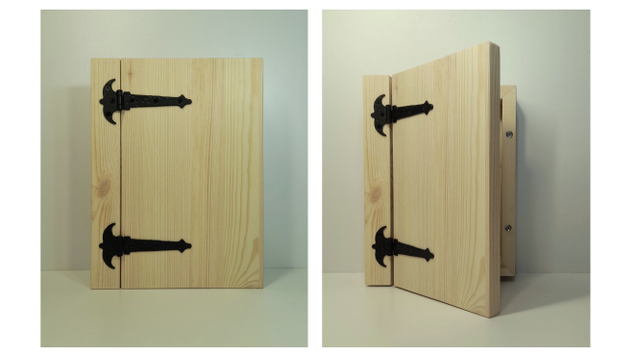 ДЛЯ ТВОРЧЕСТВА. Ключница настенная закрытая ПОД РОСПИСЬ ИЛИ ПОКРАСКУ