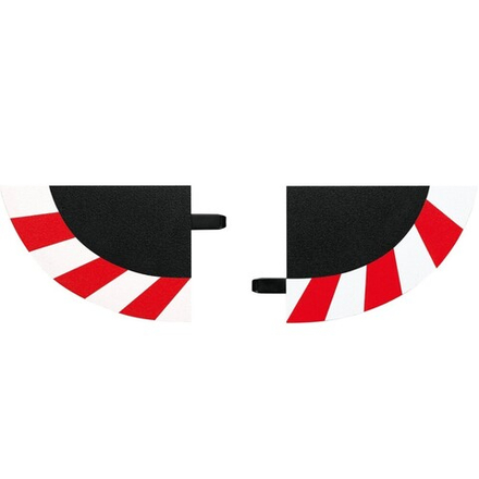 Carrera DIGITAL 124/132 EVOLUTION - торцевая часть боковины, внешняя часть поворота 4. 20598 / артикул   20598  / GTIN 4007486205987