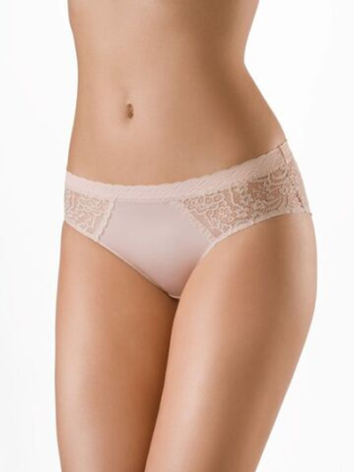 Трусики-слипы с кружевом Patrice (Размер: 38) (Цвет: пудровый)