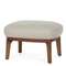 Оттоманка Malva 45х40 см, бежево-серая