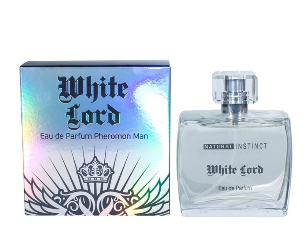 Парфюмерная мужская вода с феромонами &quot;White Lord&quot; 100 мл (Цвет: прозрачный)