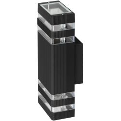 Светильник уличный настенный ЭРА «Астрея» GBW-101-BL-0310 230В 2хЕ27 IP54 вверх/вниз черный