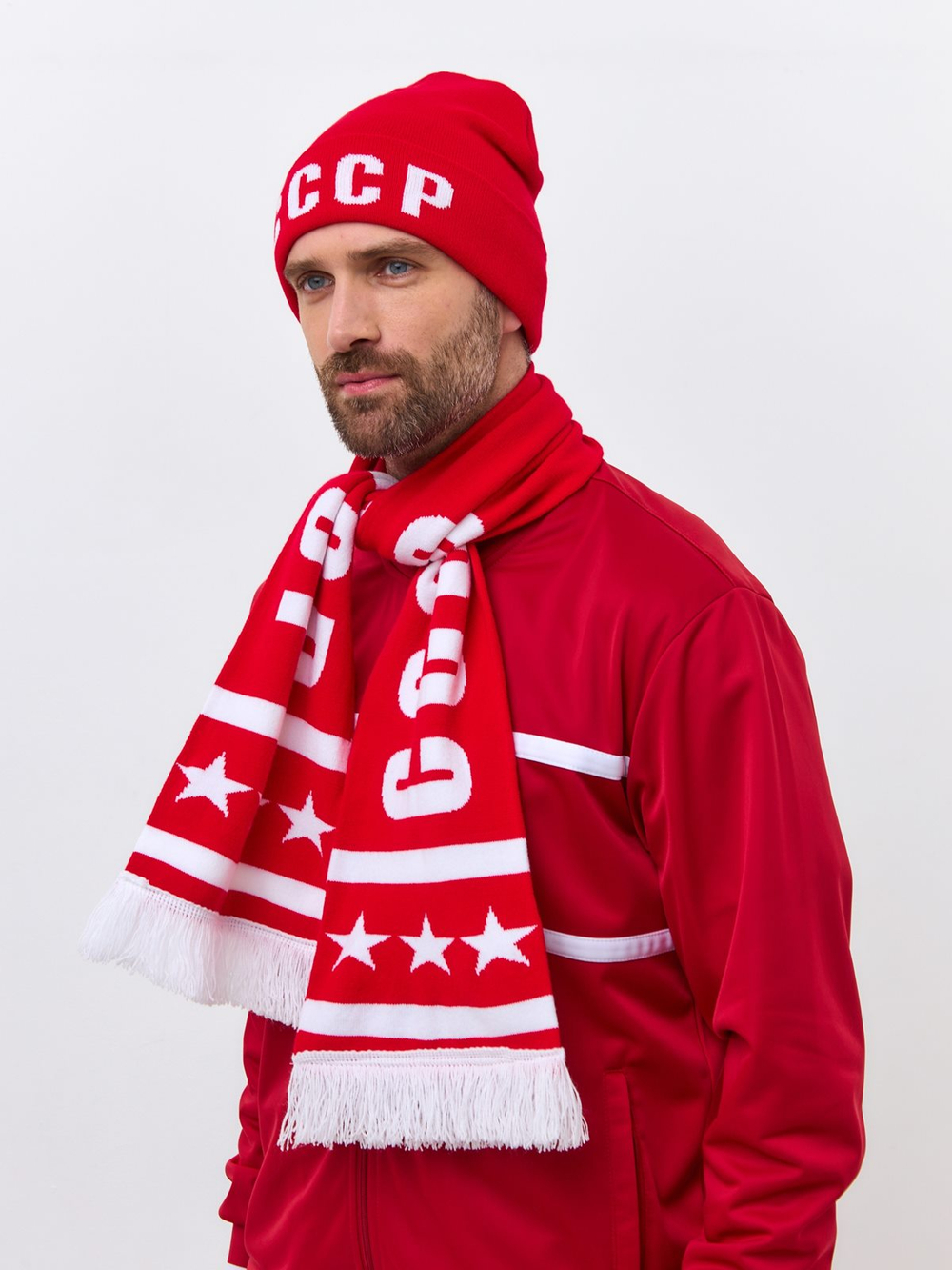 Шапка СССР красная