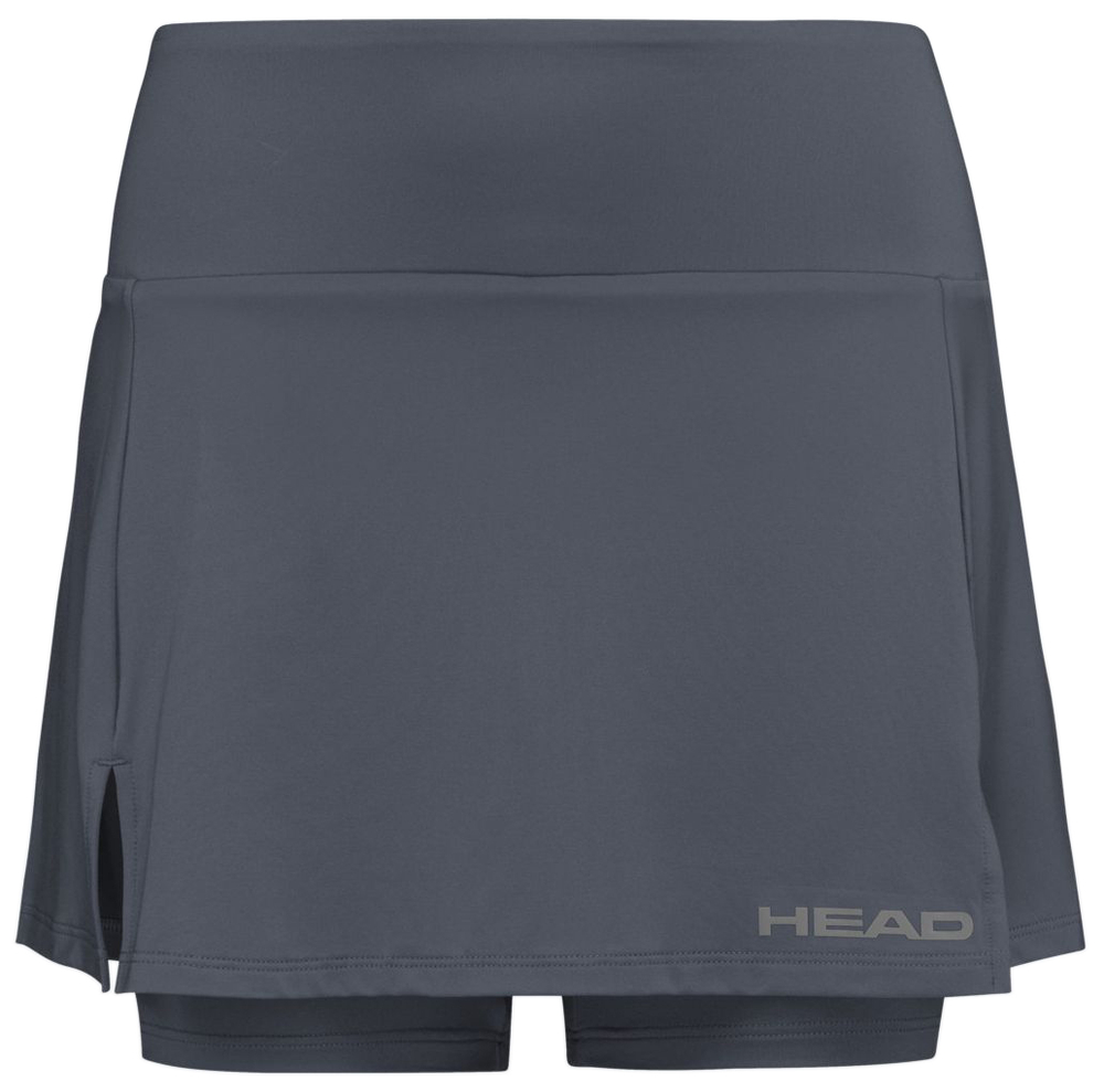 Юбка для девочки теннисная Head Club Basic Skort - anthracite