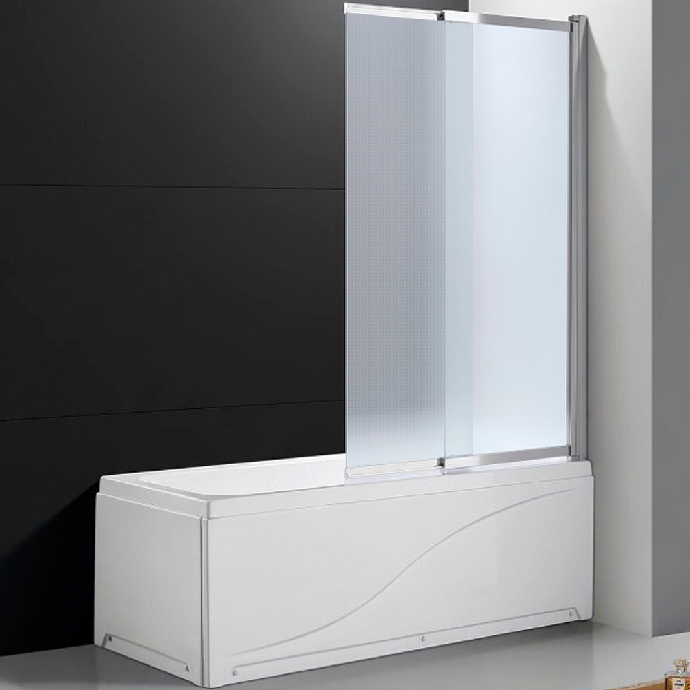 Шторка на ванну Cezares Slider 90 SLIDER-VF-11-90/150-P-Cr профиль Хром стекло рифленое