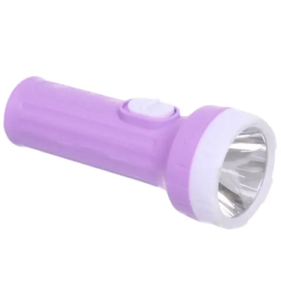 Фонарь ручной 1 режим 1LED 1AA микс 3 цвета QZ2007