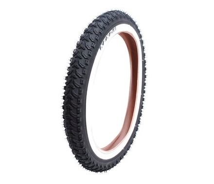 Покрышка 16"х2,125 (57-305) K846 (до 2,8 Bar) средний ЧЕРНО-БЕЛАЯ (25) KENDA