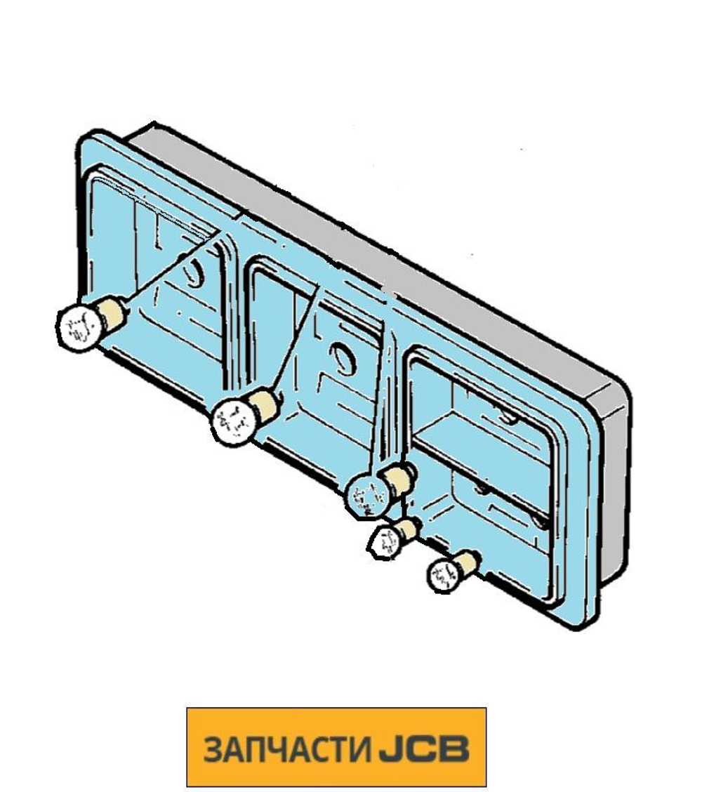 Фонарь задний JCB 700/32400