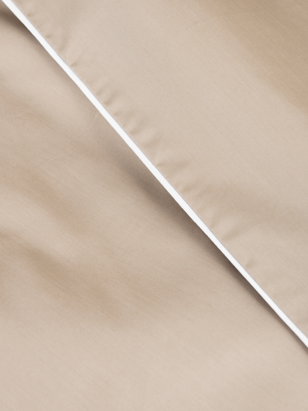 MOON Комплект постельного белья, сатин темно-бежевый