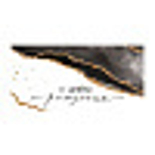 Открытка-конверт "С Днем Рождения!" мрамор чёрный