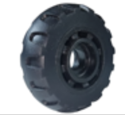 Колесо PLG-K 124, d67, черный